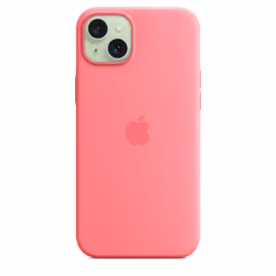 Apple Coque en silicone avec MagSafe pour iPhone 15 Plus - Rose - Vue supplémentaire 4