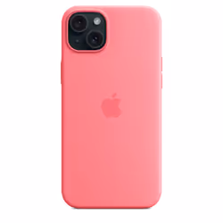 Apple Coque en silicone avec MagSafe pour iPhone 15 Plus - Rose - Vue supplémentaire 5