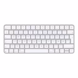 Apple Magic, Avec fil &sans fil, USB + Bluetooth, QZERTY, Blanc