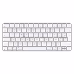 Apple Magic, Avec fil &sans fil, USB + Bluetooth, AZERTY, Blanc