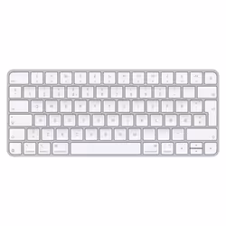 Apple Magic, Avec fil &sans fil, USB + Bluetooth, QWERTY, Blanc