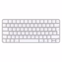 Apple Magic, Avec fil &sans fil, USB + Bluetooth, QWERTY, Blanc