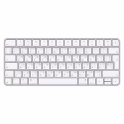 Apple Magic, Avec fil &sans fil, USB + Bluetooth, QWERTY, Blanc