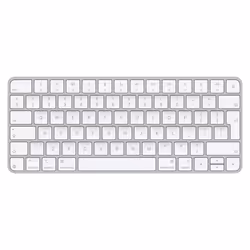 Apple Magic, Avec fil &sans fil, USB + Bluetooth, QWERTY, Blanc