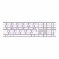 Apple Magic, Avec fil &sans fil, USB + Bluetooth, QWERTY, Blanc
