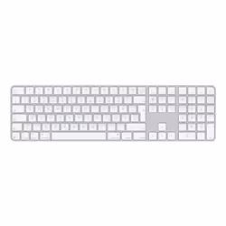 Apple Magic, Avec fil &sans fil, USB + Bluetooth, QWERTZ, Blanc
