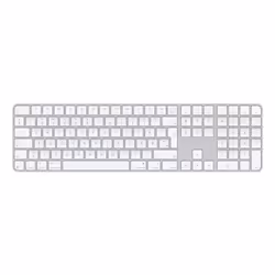 Apple Magic, Avec fil &sans fil, USB + Bluetooth, QWERTY, Blanc