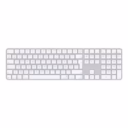 Apple Magic, Avec fil &sans fil, USB + Bluetooth, AZERTY, Blanc