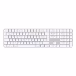 Apple Magic, Avec fil &sans fil, USB + Bluetooth, QWERTY, Blanc