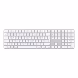 Apple Magic, Avec fil &sans fil, USB + Bluetooth, QWERTY, Blanc