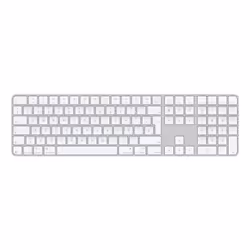 Apple Magic, Avec fil &sans fil, USB + Bluetooth, QWERTY, Blanc