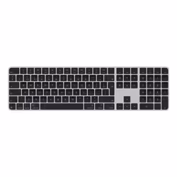 Apple Magic, Avec fil &sans fil, USB + Bluetooth, QWERTY, Noir