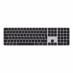 Apple Magic, Avec fil &sans fil, USB + Bluetooth, QWERTZ, Noir
