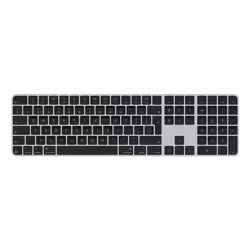 Apple Magic, Avec fil &sans fil, USB + Bluetooth, QWERTY, Noir