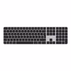 Apple Magic, Avec fil &sans fil, USB + Bluetooth, QWERTZ, Noir