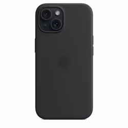 Apple Coque en silicone avec MagSafe pour iPhone 15 - Noir - Vue supplémentaire 5