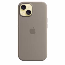 Apple Coque en silicone avec MagSafe pour iPhone 15 - Argile