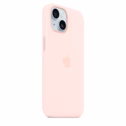 Apple Coque en silicone avec MagSafe pour iPhone 15 - Rose pâle - Vue supplémentaire 6