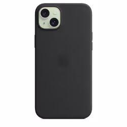 Apple Coque en silicone avec MagSafe pour iPhone 15 Plus - Noir - Vue supplémentaire 4