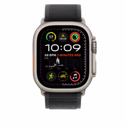 Apple MXTQ3ZM/A Bande Noir Nylon, Polyester, Spandex, Titane