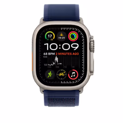 Apple MXTT3ZM/A Bande Bleu Nylon, Polyester, Spandex, Titane