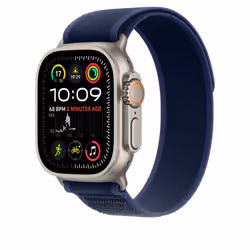 Apple MXTW3ZM/A Bande Bleu Nylon, Polyester, Spandex, Titane