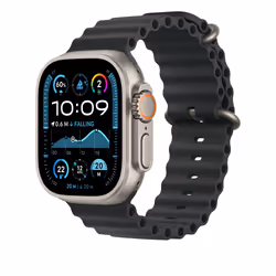 Apple MXTM3ZM/A Bande Noir Fluoroélastomère, Titane