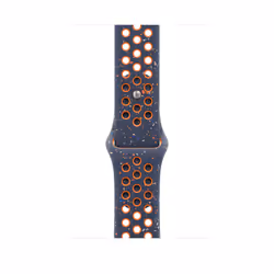 Apple MYLC3ZM/A, Bande, Smartwatch, Bleu, Orange, Apple, Apple Watch Models 44mm, 45mm, 46mm, 49mm, Fluoroélastomère
