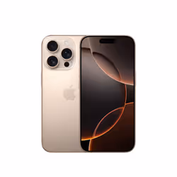 Apple iPhone 16 Pro , 16 cm (6.3"), 2622 x 1206 pixels, 256 Go, 48 MP, iOS 18, Sable