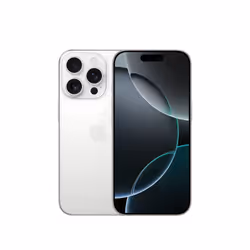 Apple iPhone 16 Pro , 16 cm (6.3"), 2622 x 1206 pixels, 1 To, 48 MP, iOS 18, Blanc