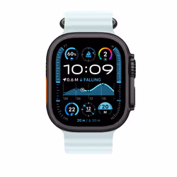 Apple MYP93ZM/A Bande Bleu Fluoroélastomère, Titane