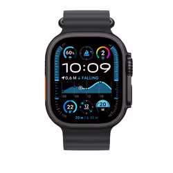 Apple MYPD3ZM/A Bande Noir Fluoroélastomère, Titane