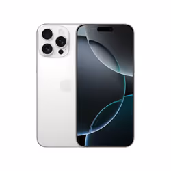 Apple iPhone 16 Pro Max , 17,5 cm (6.9"), 2868 x 1320 pixels, 1 To, 48 MP, iOS 18, Blanc