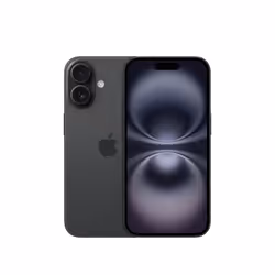 Apple iPhone 16 , 15,5 cm (6.1"), 2556 x 1179 pixels, 256 Go, 48 MP, iOS 18, Noir