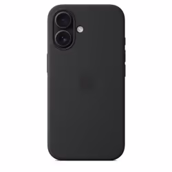 Apple Coque en silicone avec MagSafe pour iPhone 16 - Noir - Vue supplémentaire 5