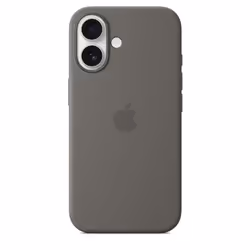 Apple Coque en silicone avec MagSafe pour iPhone 16 - Gris minéral - Vue supplémentaire 4