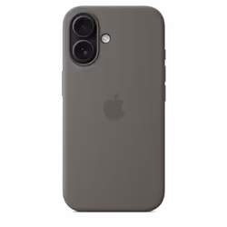 Apple Coque en silicone avec MagSafe pour iPhone 16 - Gris minéral - Vue supplémentaire 5