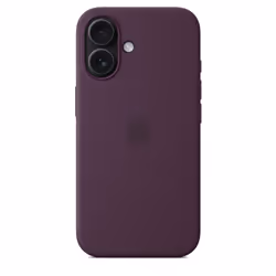 Apple Coque en silicone avec MagSafe pour iPhone 16 - Prune - Vue supplémentaire 5