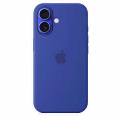 Apple Coque en silicone avec MagSafe pour iPhone 16 - Outremer, Housse, Apple, iPhone 16, 15,5 cm (6.1"), Bleu