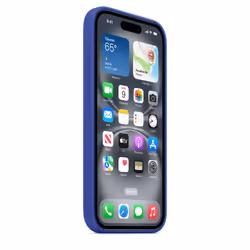 Apple Coque en silicone avec MagSafe pour iPhone 16 - Outremer - Vue supplémentaire 6