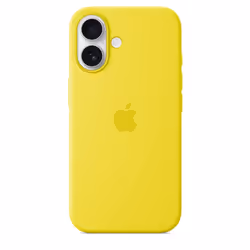 Apple Coque en silicone avec MagSafe pour iPhone 16 - Carambole - Vue supplémentaire 4