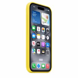 Apple Coque en silicone avec MagSafe pour iPhone 16 - Carambole - Vue supplémentaire 6