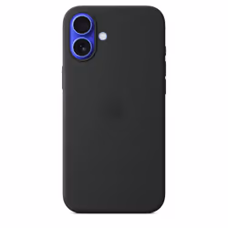 Apple Coque en silicone avec MagSafe pour iPhone 16 Plus - Noir, Housse, Apple, iPhone 16 Plus, 17 cm (6.7"), Noir