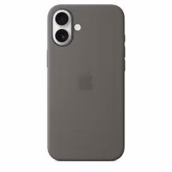 Apple Coque en silicone avec MagSafe pour iPhone 16 Plus - Gris minéral - Vue supplémentaire 4