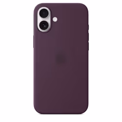 Apple Coque en silicone avec MagSafe pour iPhone 16 Plus - Prune - Vue supplémentaire 4