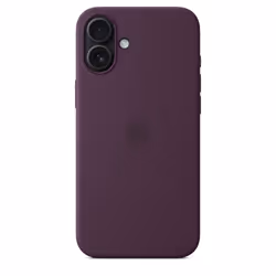 Apple Coque en silicone avec MagSafe pour iPhone 16 Plus - Prune - Vue supplémentaire 5