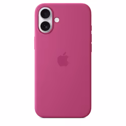Apple Coque en silicone avec MagSafe pour iPhone 16 Plus - Fuchsia - Vue supplémentaire 4