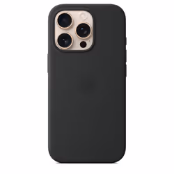 Apple Coque en silicone avec MagSafe pour iPhone 16 Pro - Noir, Housse, Apple, iPhone 16 Pro, 16 cm (6.3"), Noir