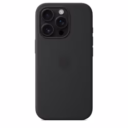 Apple Coque en silicone avec MagSafe pour iPhone 16 Pro - Noir - Vue supplémentaire 4