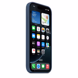 Apple Coque en silicone avec MagSafe pour iPhone 16 Pro - Denim - Vue supplémentaire 5